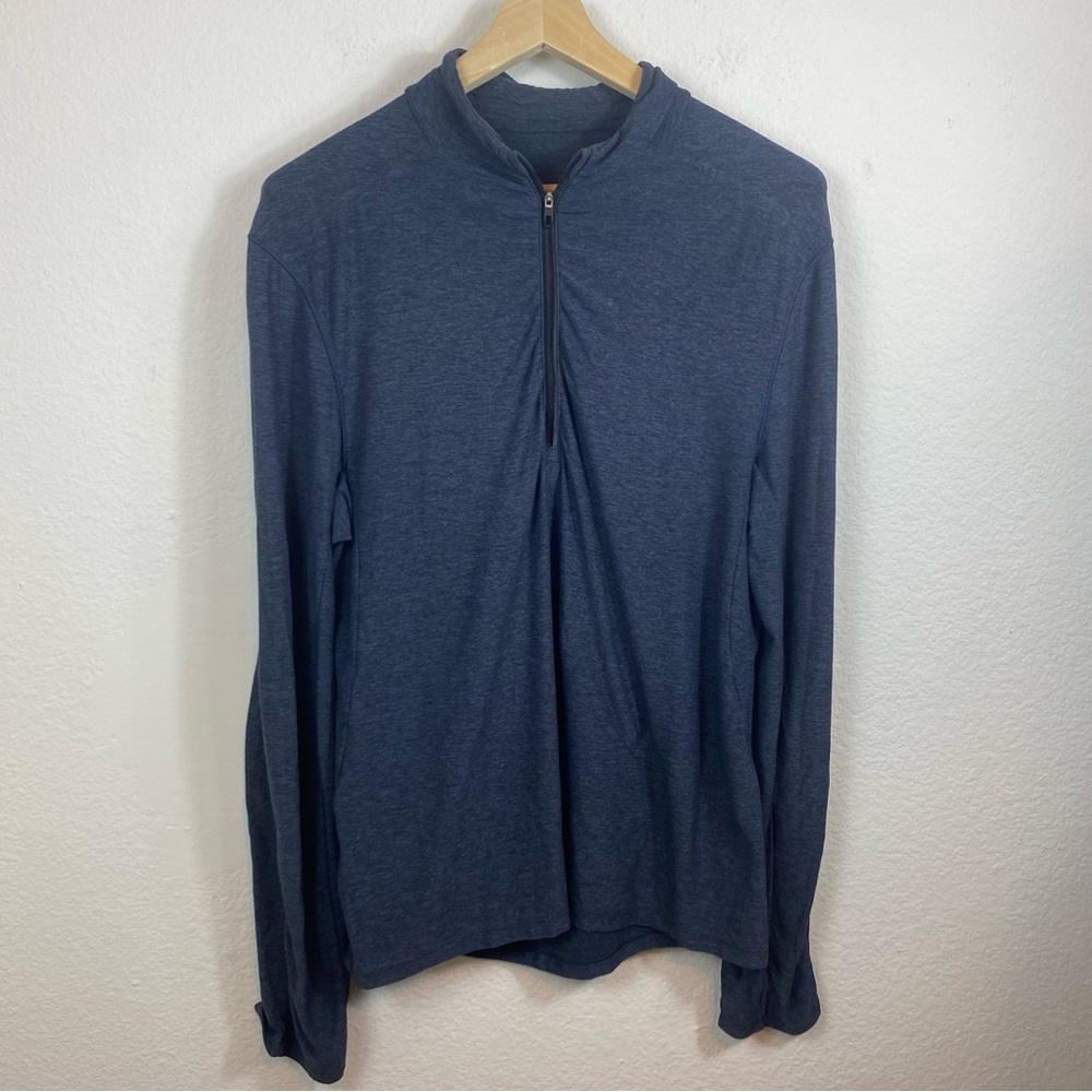 Lululemon Men’s Small Surge Warm Half-Zip Pullover Dark Blue M3AORS
